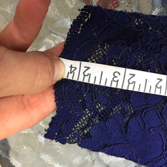 Vintage Blue Lace Jacket - Picture 7 of 9